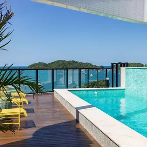 302 No Aion Suites: Elegancia E Vista O Mar A 60m Da Praia! Apartamento